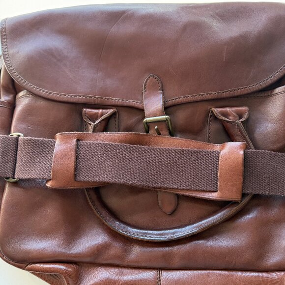 Polo Ralph Lauren Chocolate Leather Brief Case - Picture 5 of 8